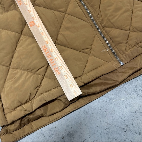 Levi's Women's Quilted Diamond Sherpa Lined Jacket Size XL 
Long Parka Coat - Picture 6 of 12